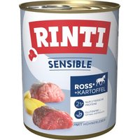 RINTI Sensible Ross & Hühnerleber 24x800 g von Rinti