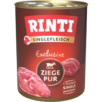 RINTI Singlefleisch 12 x 800 g - Exclusive Ziege pur von Rinti