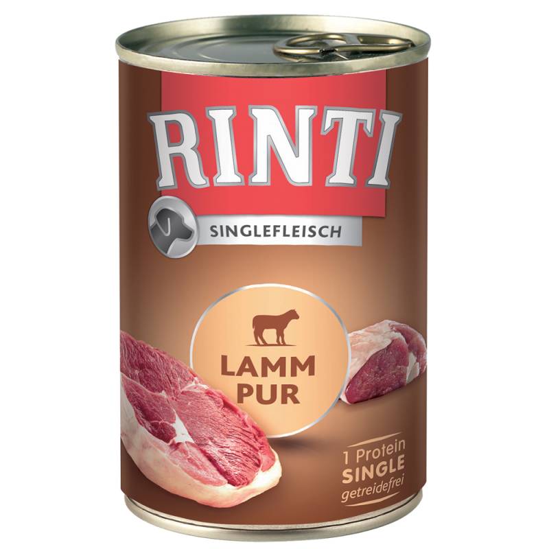 RINTI Singlefleisch 24 x 400 g - Lamm pur von Rinti