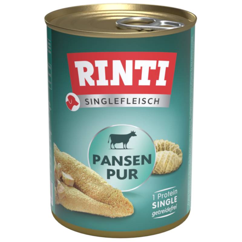 RINTI Singlefleisch 24 x 400 g - Pansen pur von Rinti