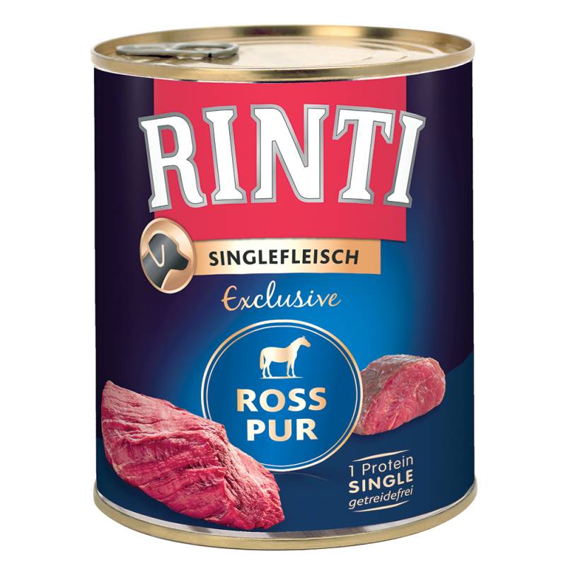RINTI Singlefleisch Exclusive 6 x 800 g - Ross pur von Rinti