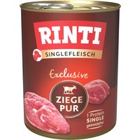 RINTI Singlefleisch Exclusive 6 x 800 g - Ziege pur von Rinti