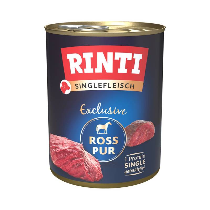 Rinti Singlefleisch Ross pur 12x800g von Rinti