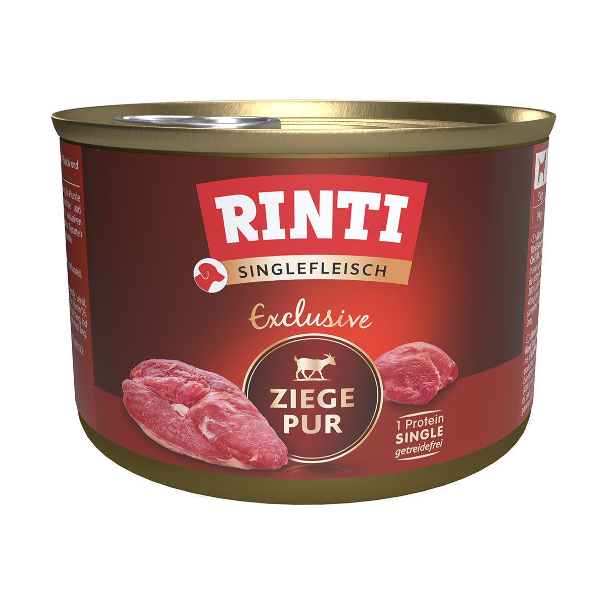 Rinti Singlefleisch Exclusive Ziege pur 12x185g von Rinti