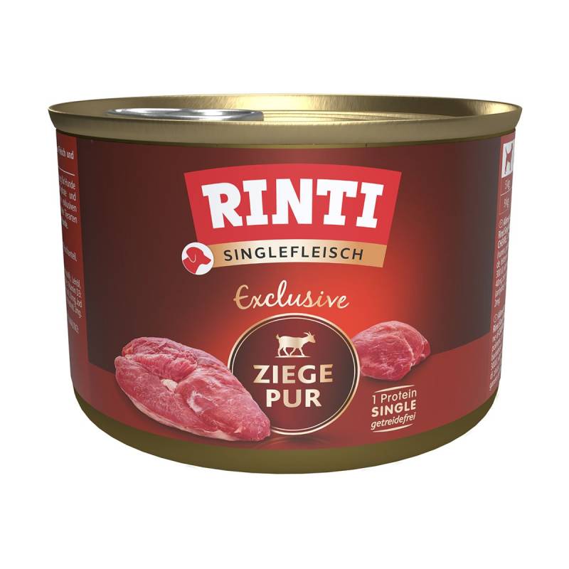 Rinti Singlefleisch Exclusive Ziege pur 24x185g von Rinti