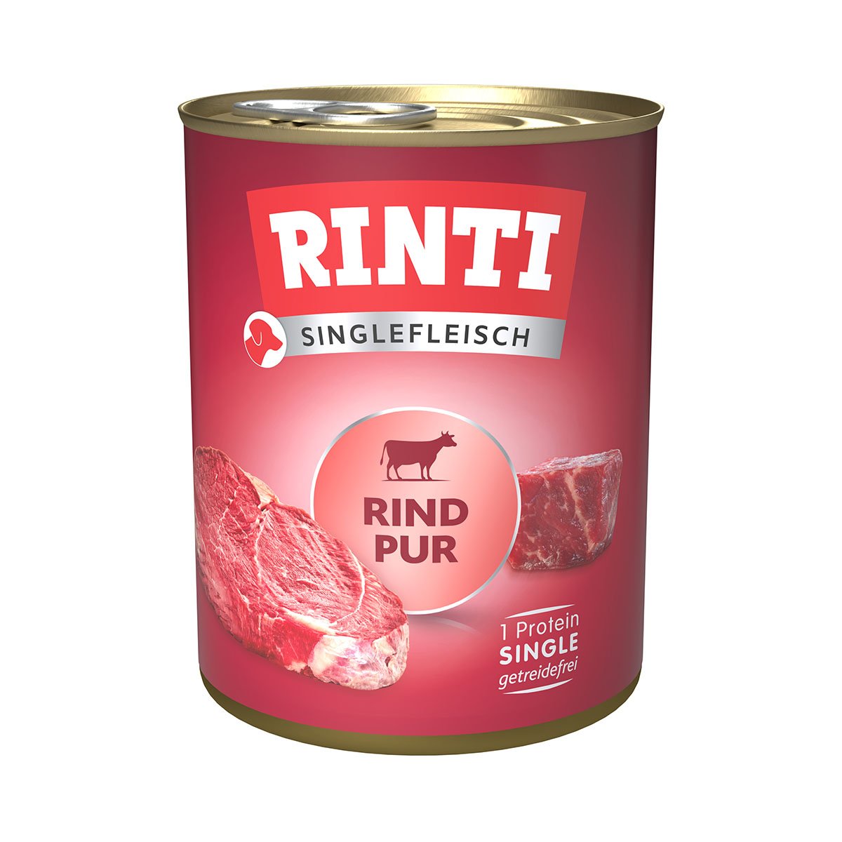 Rinti Singlefleisch Rind pur 12x800g von Rinti