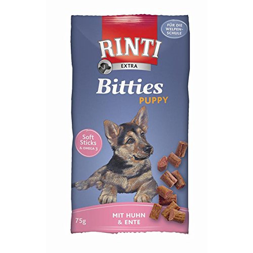 Rinti | Bitties Puppy Huhn und Ente |16 x 75 g von Rinti