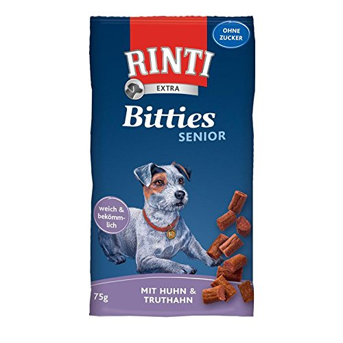 Rinti | Bitties Senior Huhn & Truthahn | 16 x 75 g von Rinti