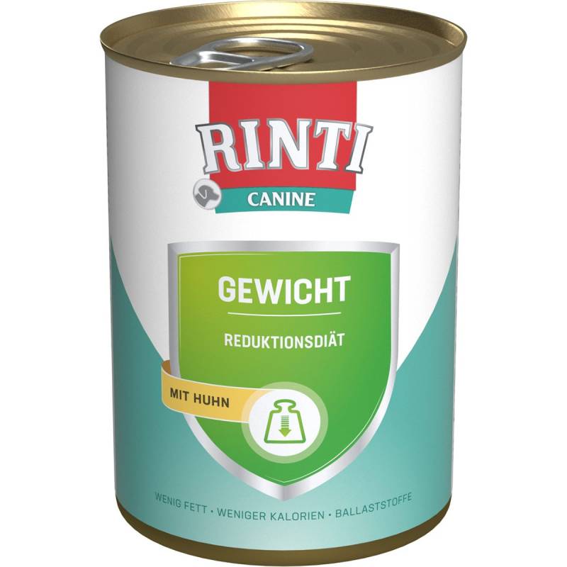 Rinti Canine Gewicht Huhn 6x400g von Rinti