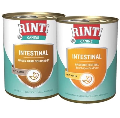 Rinti Canine Intestinal Multipack Huhn & Lamm 12 x 800 g von Rinti