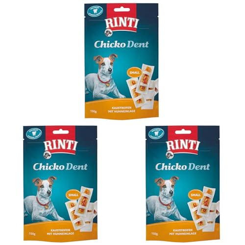 Rinti Chicko Dent Huhn Small 1x150g (Packung mit 3) von Rinti