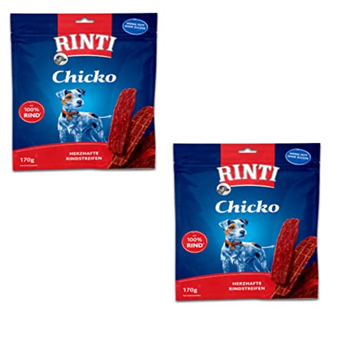 Rinti Chicko Extra RIND - Ergänzungsfuttermittel für Hunde- Doppelpack - 2 x 170 g von Rinti