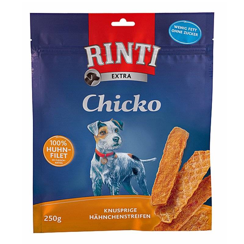 Rinti Chicko Knusprige Hähnchenstreifen - 4 x 250g (19,95 € pro 1 kg) von Rinti