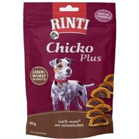 RINTI Chicko Plus 12x80g Leberwurstschnitten von Rinti