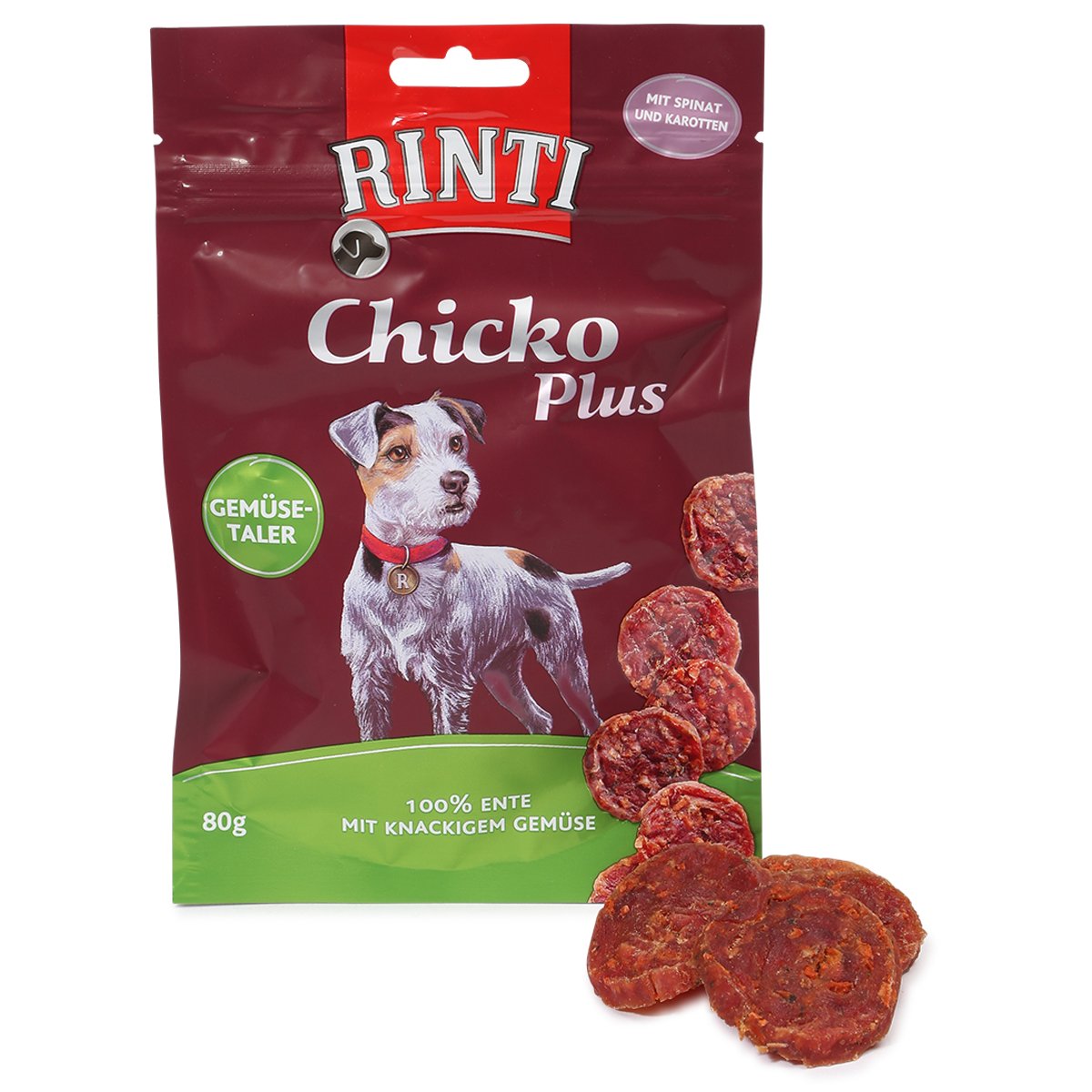 Rinti Chicko Plus Ente & Gemüse 6x80g von Rinti