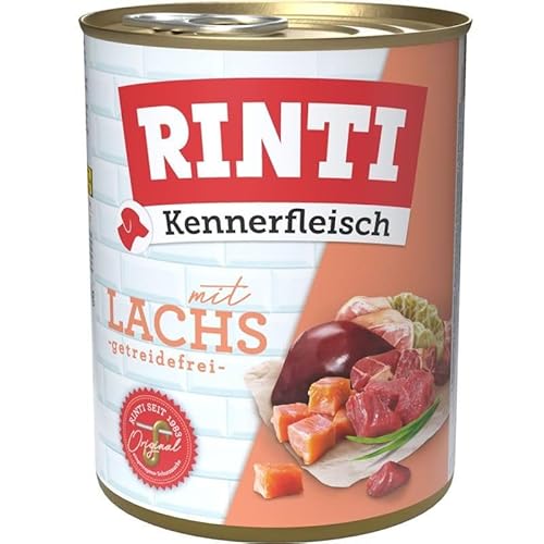 Rinti Dose Kennerfleisch Lachs 12 x 800 g von Rinti