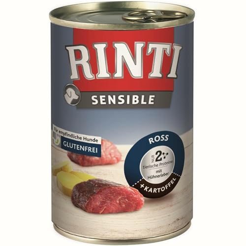 Rinti Dose Sensible Ross, Hühnerleber & Kartoffel 400g (Menge: 6 je Bestelleinheit) von Rinti