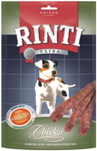 Rinti | Extra Chicko Kaninchen-Knabberstreifen | 12 x 60 g von Rinti