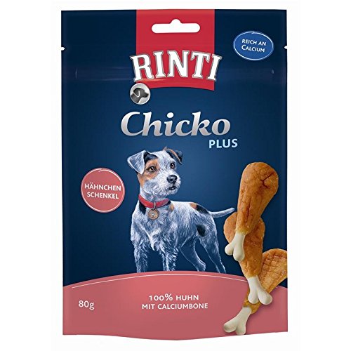 RINTI Chicko Plus Hähnchenschenkel mit Calcium 12x80g von Rinti