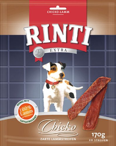 Rinti | Extra Chicko - Zarte Lammstreifen | 9 x 170 g von Rinti