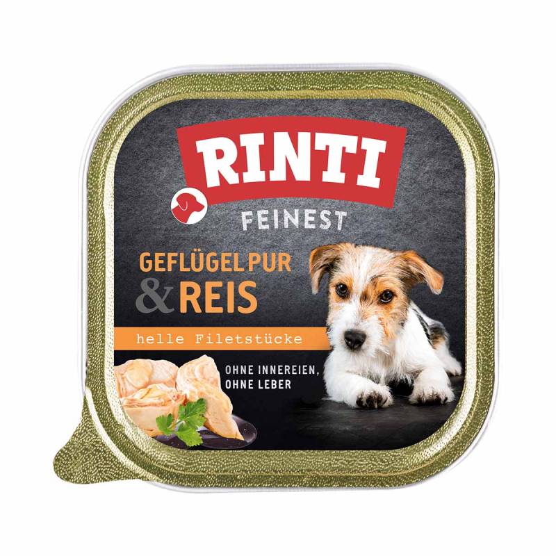 Rinti Feinest Geflügel pur & Reis 11x150g von Rinti