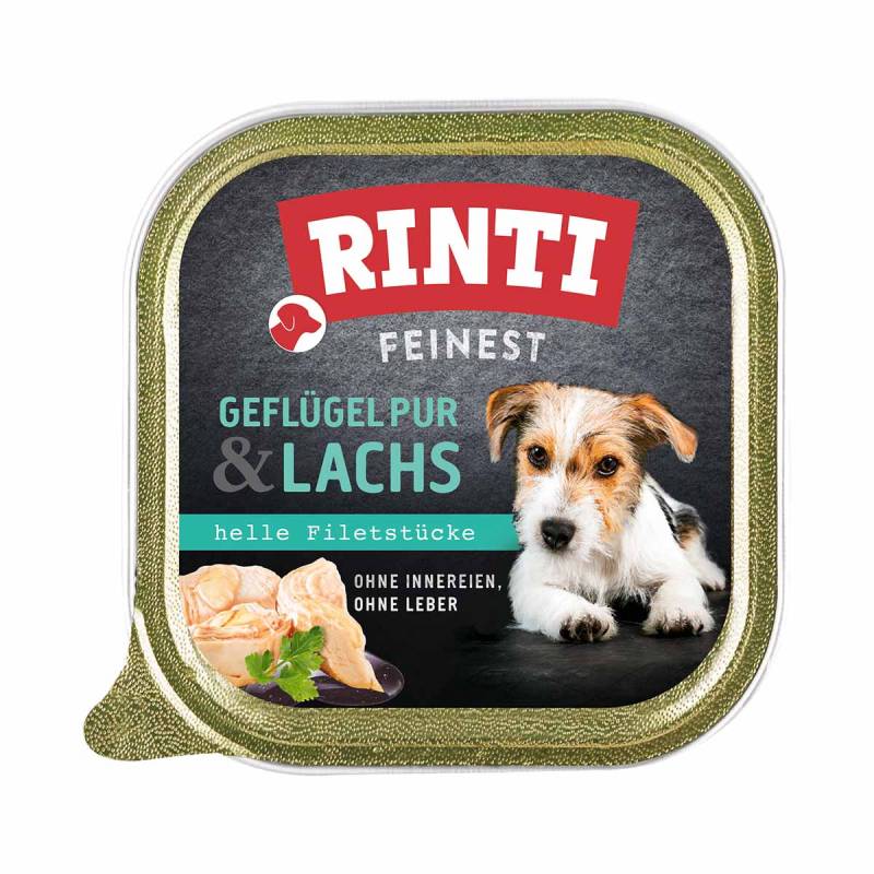 Rinti Feinest Geflügel pur & Lachs 22x150g von Rinti