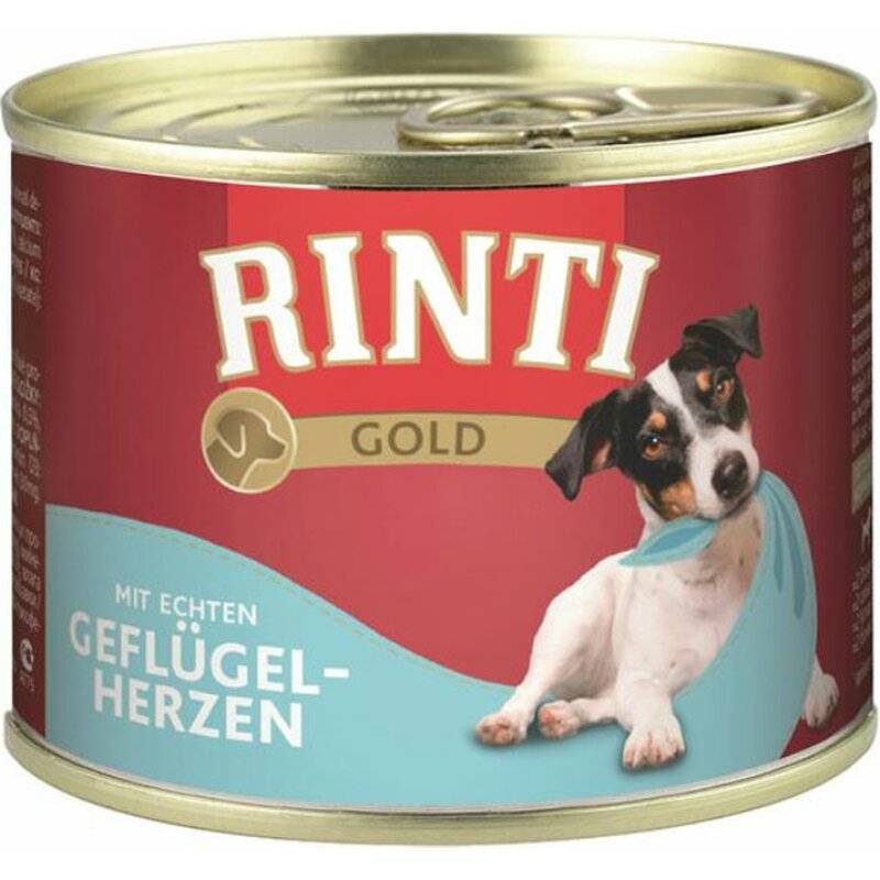 Rinti Gold Geflügelherzen 185 g (6,43 € pro 1 kg) von Rinti