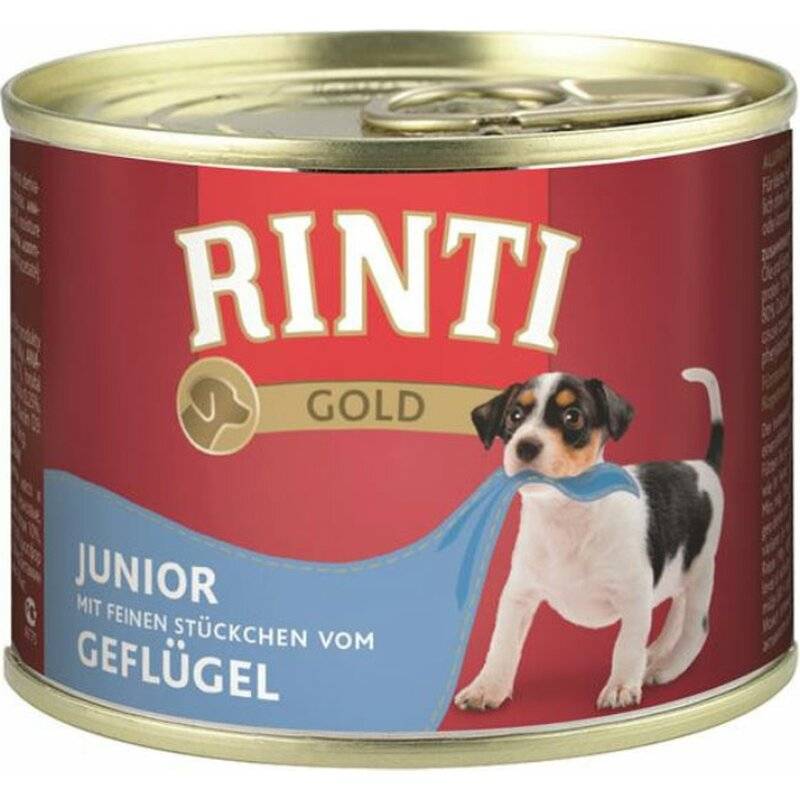 Rinti Gold Junior Geflügel 185 g (6,43 € pro 1 kg) von Rinti