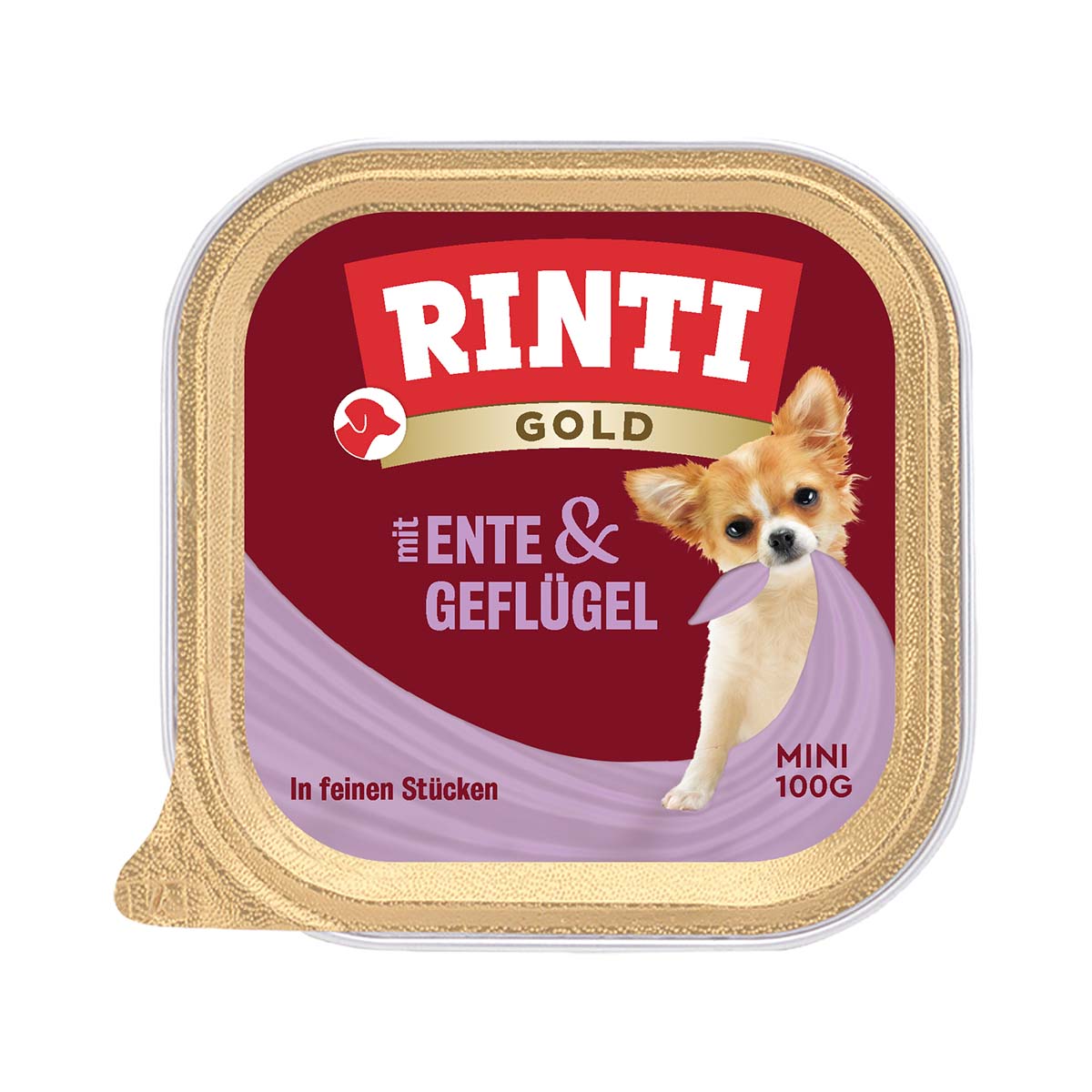 Rinti Gold Mini feine Stückchen von Ente & Geflügel 16x100g von Rinti