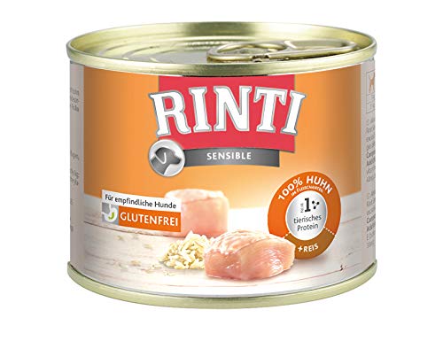 Rinti Hundefutter Sensible Huhn & Reis 185 g, 12er Pack (12 x 185 g) von Rinti