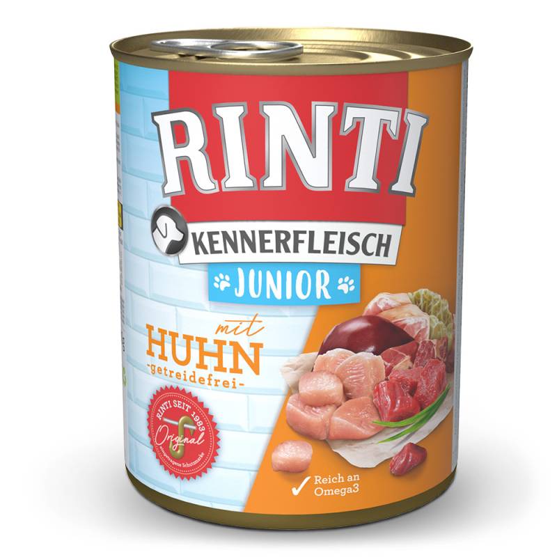 Rinti | Junior Huhn | Kennerfleisch | 24 x 800 g von Rinti