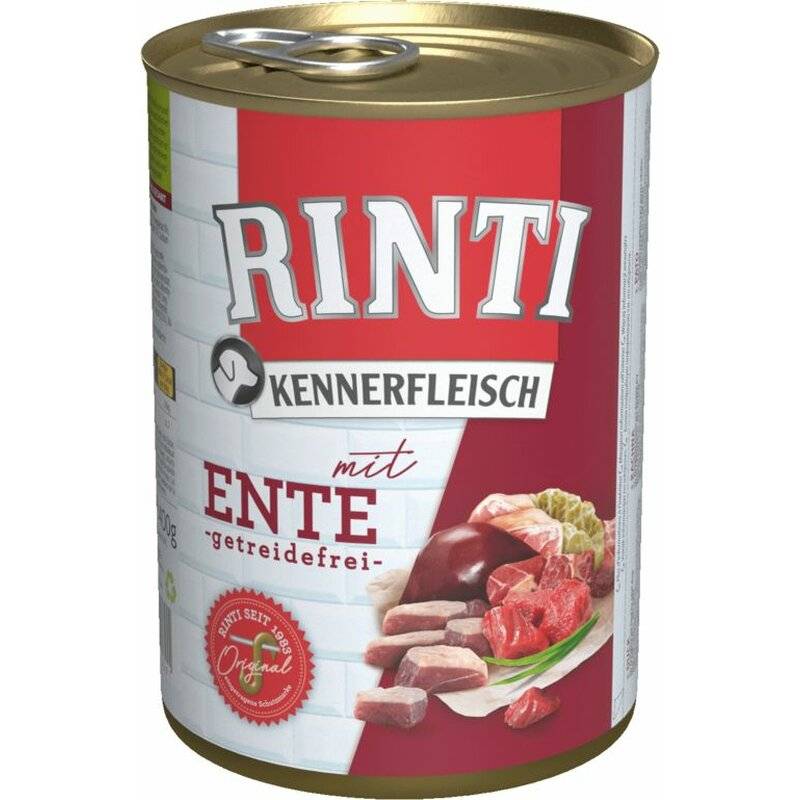 Rinti Kennerfleisch Ente 400 g (4,22 € pro 1 kg) von Rinti