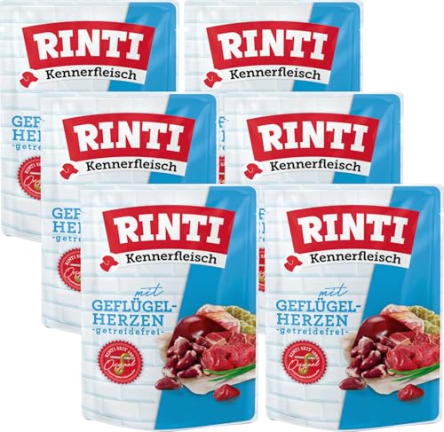 Rinti Kennerfleisch Geflügelherzen | 6 x 400g Frischebeutel | 70 % Fleisch & Innereien | Getreidefrei | Mit Omega 3 & Ballaststoffen | Alleinfutter für ausgewachsene Hunde Rinti Kennerfleisch Geflügelherzen | 6 x 400g Frischebeutel | 70 % Fleisch & Innereien | Getreidefrei | Mit Omega 3 & Ballaststoffen | Alleinfutter für ausgewachsene Hunde von Rinti