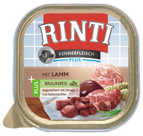 RINTI Kennerfleisch Lamm + Braunreis 9 x 300 g von Rinti