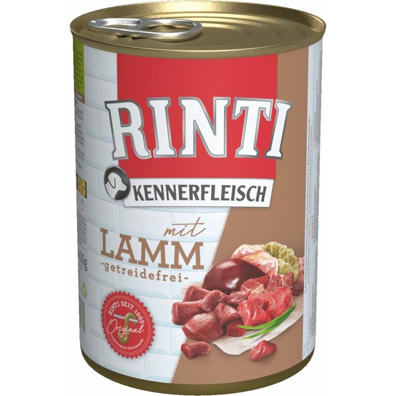 Rinti Kennerfleisch Lamm 400 g (4,22 € pro 1 kg) von Rinti