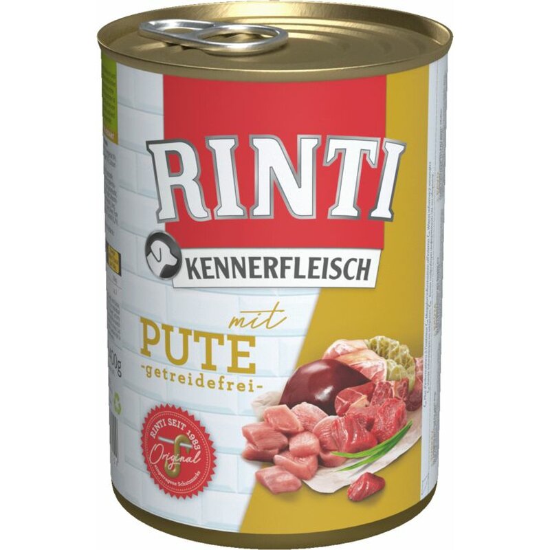 Rinti Kennerfleisch Pute 400 g (4,22 € pro 1 kg) von Rinti