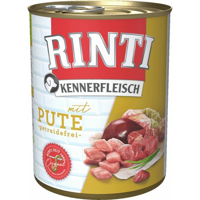 Rinti Kennerfleisch Pute 800 g (3,49 € pro 1 kg) von Rinti