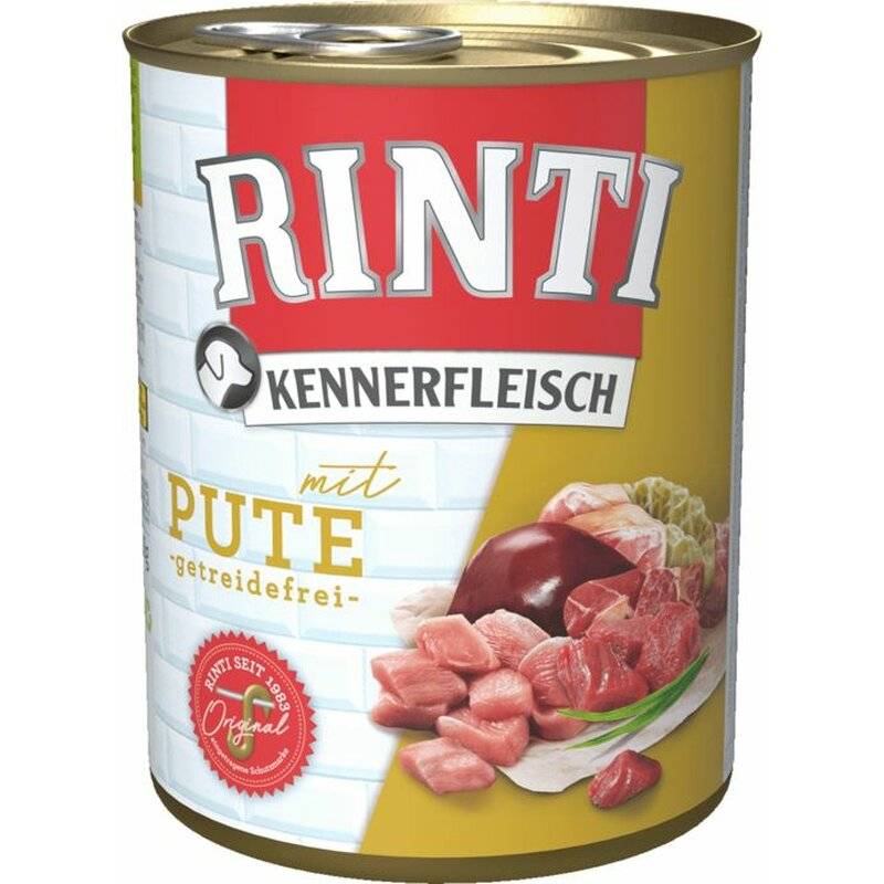 Rinti Kennerfleisch Pute 800 g (3,49 € pro 1 kg) von Rinti