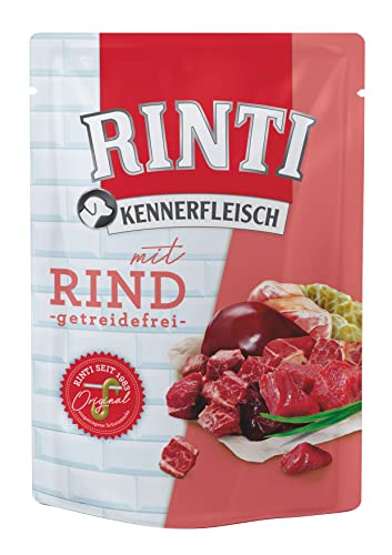 Rinti Kennerfleisch RIND Pouch, 15er Pack (15 x 0.4 kilograms) von Rinti