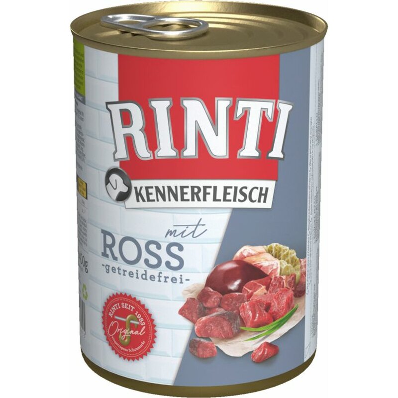 Rinti Kennerfleisch Ross 400 g (4,22 € pro 1 kg) von Rinti