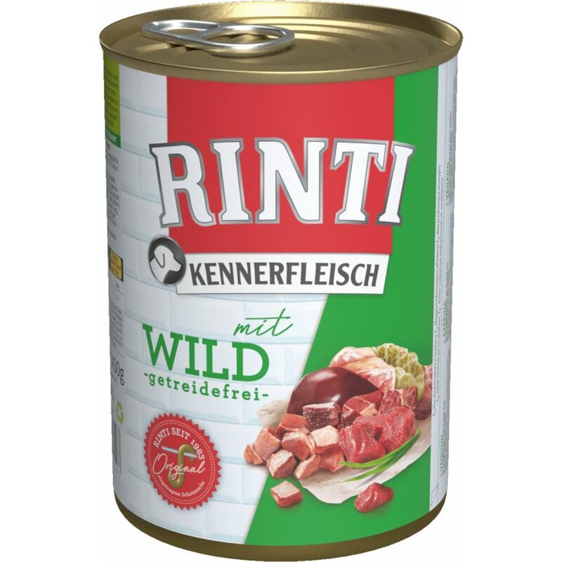 Rinti Kennerfleisch Wild 400 g (4,22 € pro 1 kg) von Rinti