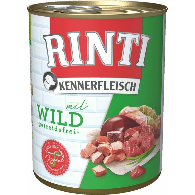 Rinti Kennerfleisch Wild 800 g (3,49 € pro 1 kg) von Rinti