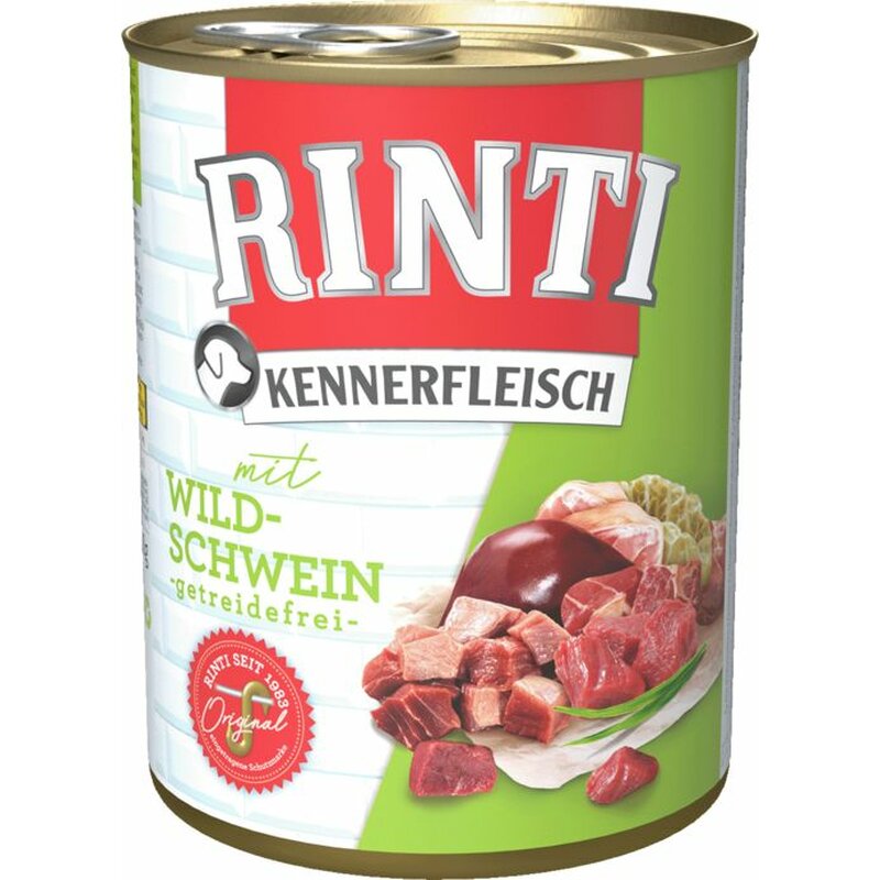 Rinti Kennerfleisch Wildschwein 800 g (3,49 € pro 1 kg) von Rinti