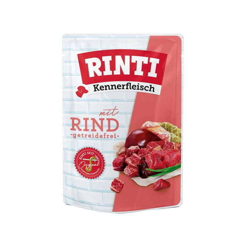 Rinti Kennerfleisch mit Rind Pouch 10x400g von Rinti