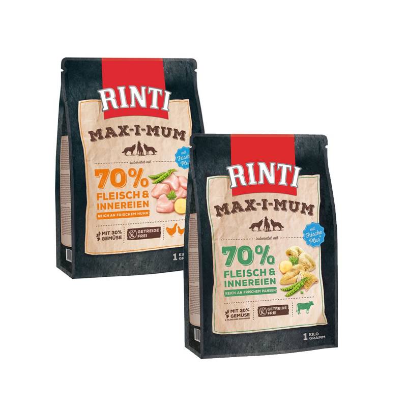 Rinti Max-i-Mum Huhn und Pansen Mixpaket 2x4kg von Rinti