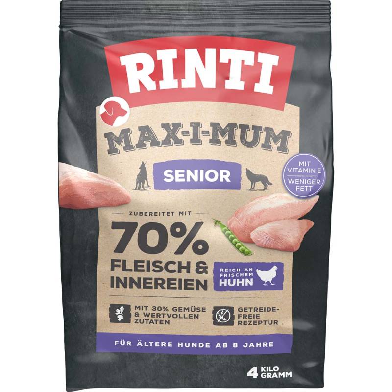 Rinti Max-i-Mum Senior Geflügel 4kg von Rinti