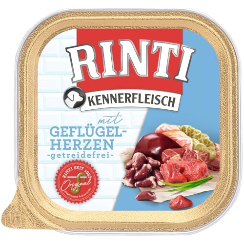 RINTI Kennerfleisch Schale | Geflügelherzen | 9x300g von Rinti