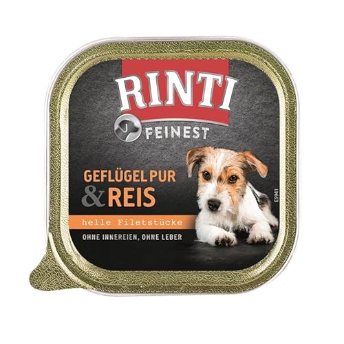 Rinti Schale Feinest Geflügel Pur & Reis 150g von Rinti