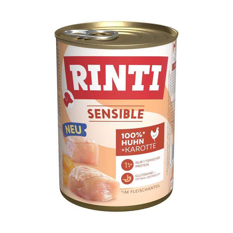 Rinti Sensible Huhn & Karotte 12x400g von Rinti