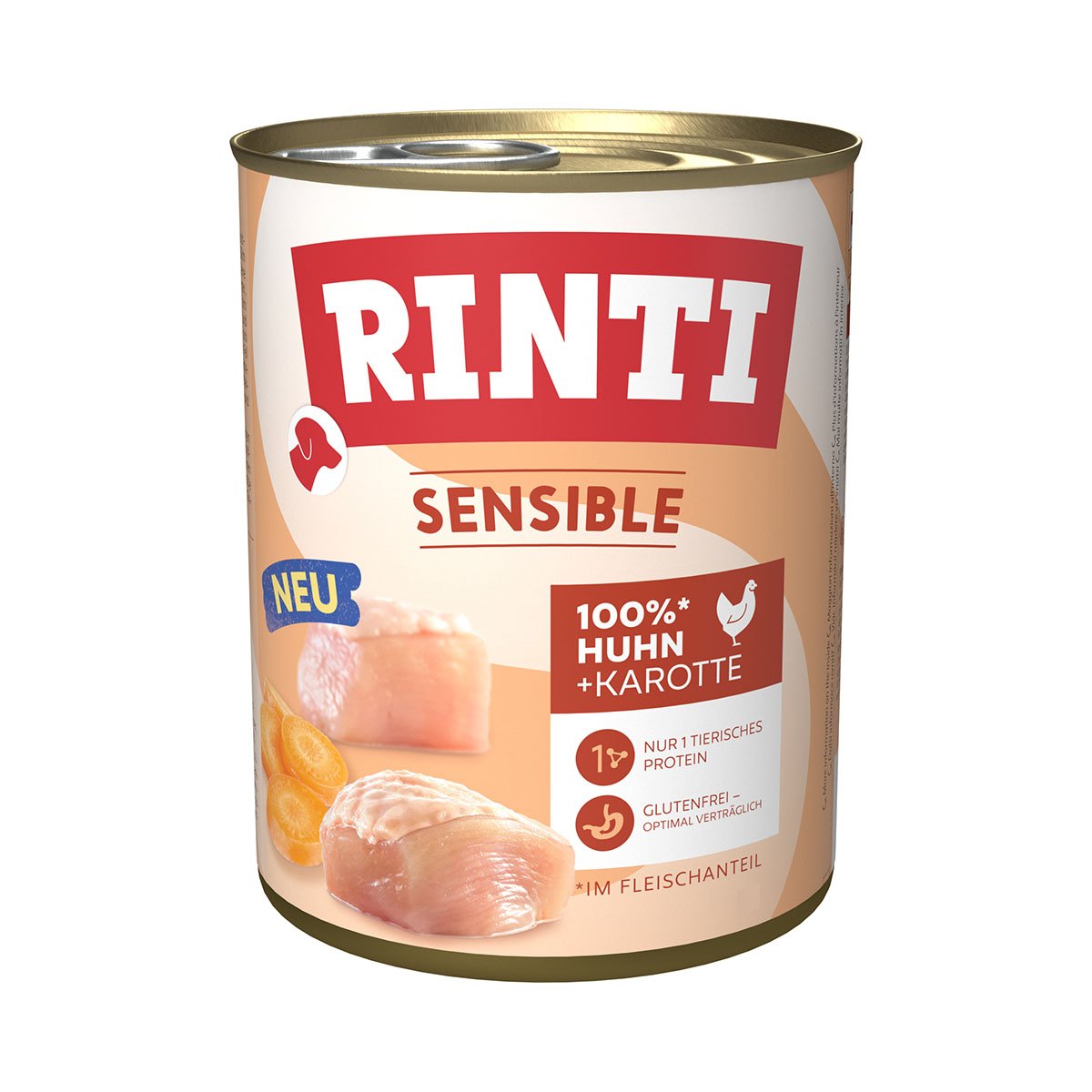 Rinti Sensible Huhn & Karotte 6x800g von Rinti